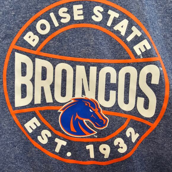 Boise State Broncos Shirt Mens 3XL Blue Captivating College NCAA BSU Football - Picture 2 of 7